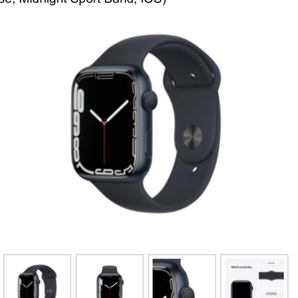 Apple Series 7 45mm cellular gps watch